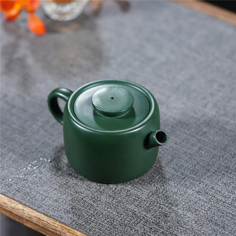 

Китайские чайники из исинской фиолетовой глины, 150 мл, знаменитый чайник ручной работы, чайник из сырой руды и зеленой глины, аутентичный чайный набор Zisha, подарки