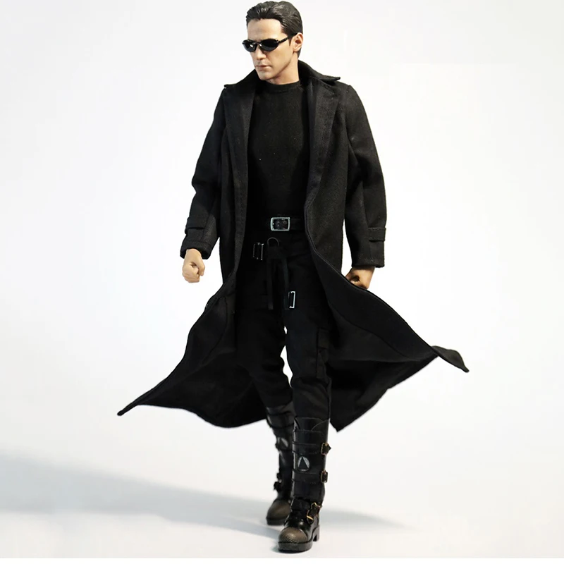 

1/6 Мужская ветровка с железной проволокой, регулируемая форма, модель фотопальто, подходит для 12 дюймовых экшн-фигурок, кукол для детской од...