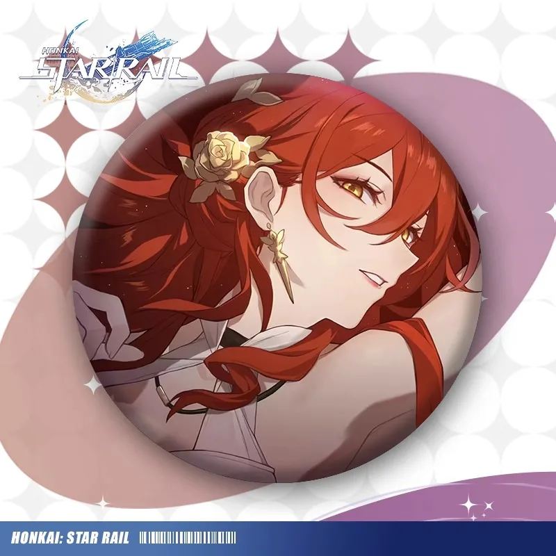 Аниме Honkai: Star Rail March 7th Dan Heng Косплей чистый флэш значок коллеги ambito