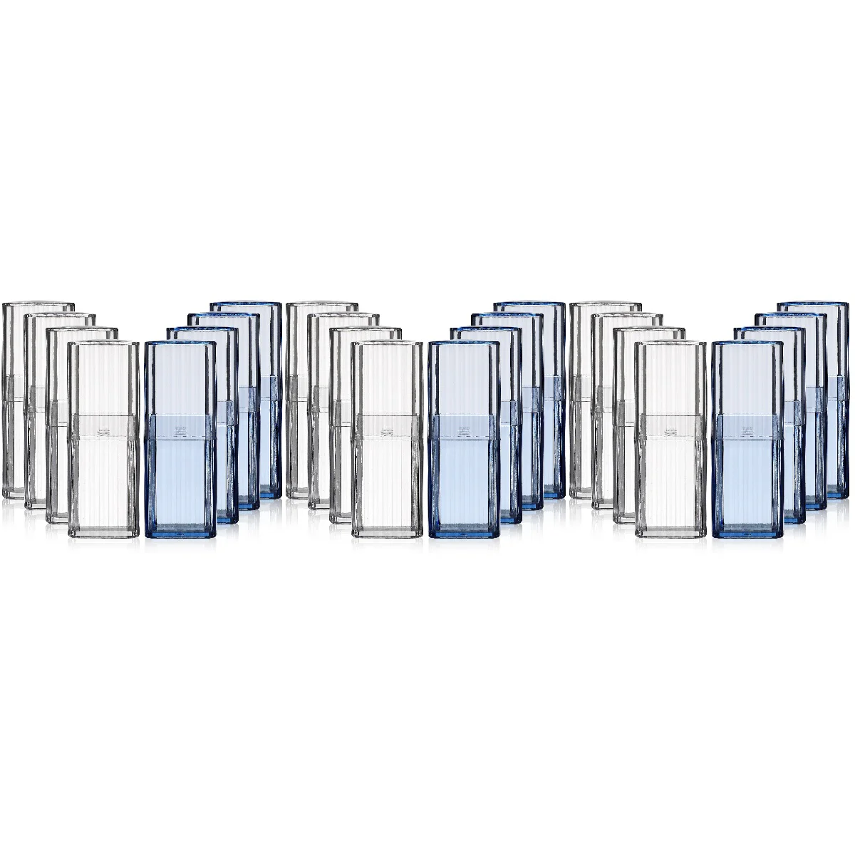 

24 Pcs Desktop Storage Box Clear Boxes Storage Floss Picks Holder Clear Organizer Box Floss Box Cotton Swab Box Organizer