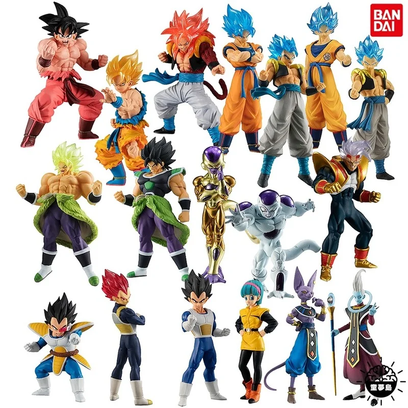 

Bandai Anime Gacha HG Dragon Ball Super 1 Goku Broly 2 God of Destruction 3 Vegeta 4 Gokit Frieza Decoration Hand-made Gift