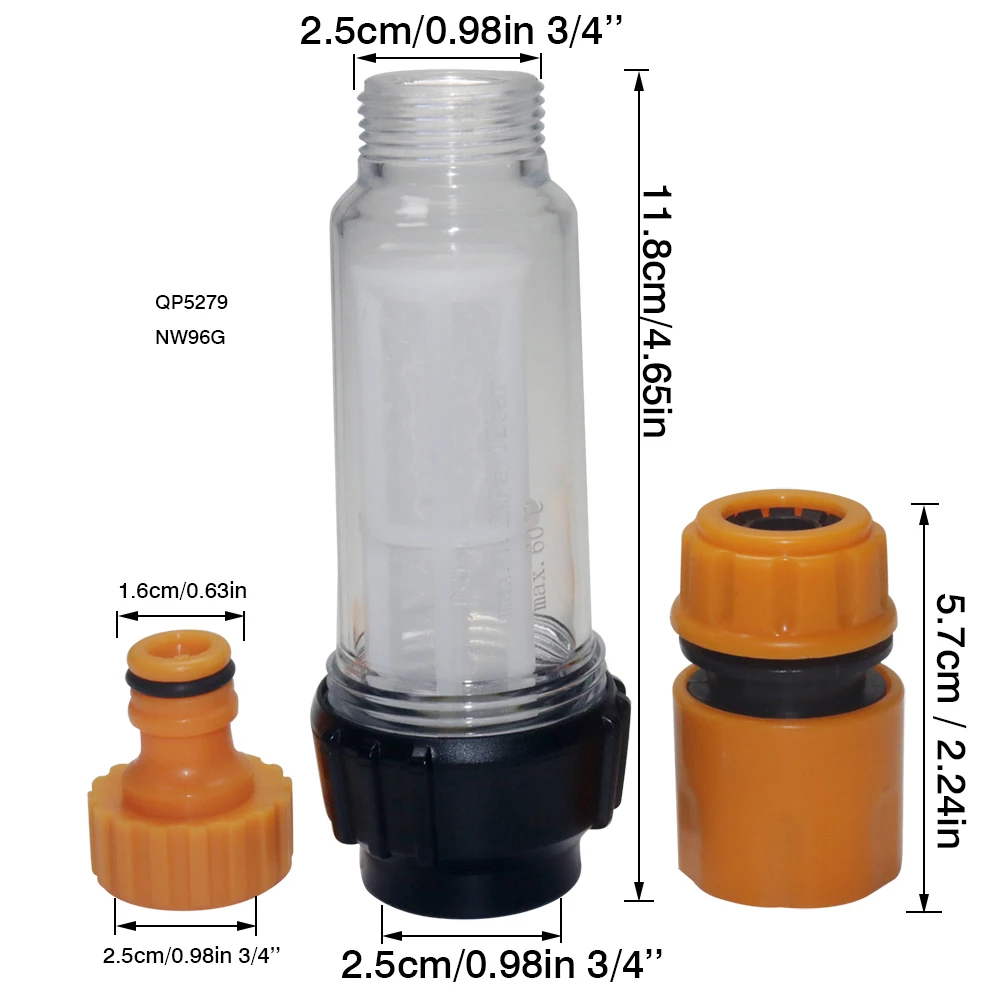 

Фильтр для воды мойки высокого давления для Karcher K2 K3 K4 K5 K6 K7 G 3/4 ''фильтры для воды с 2 сердечками фильтра для Lavor для Nilfisk