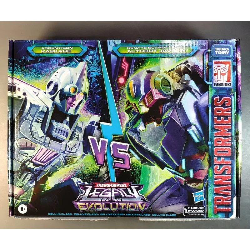 Фото Новые игрушки Hasbro Transformers Legacy Evolution Kaskade VS Javelin, аниме-модели, фигурки роботов, коллекционные игрушки, подарки для хобби №1