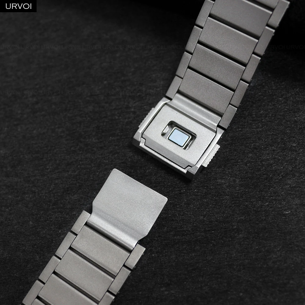 Ремешок URVOI титановый для Apple Watch Ultra 2 1 Series 10 9 8 7 6 SE