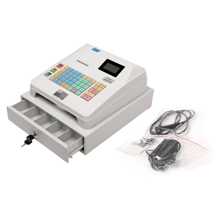 

New Arrivals All-in-one terminal Series White Color Supermarket POS Electronic Cash Register Machine