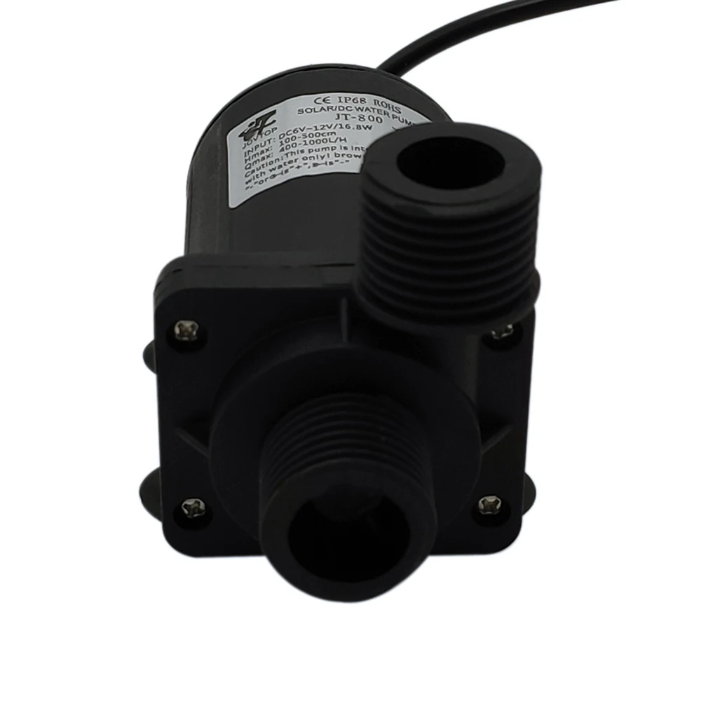 JT-800B Micro DC 12V 24V Бесщеточный Водяной насос усилитель солнечной энергии для