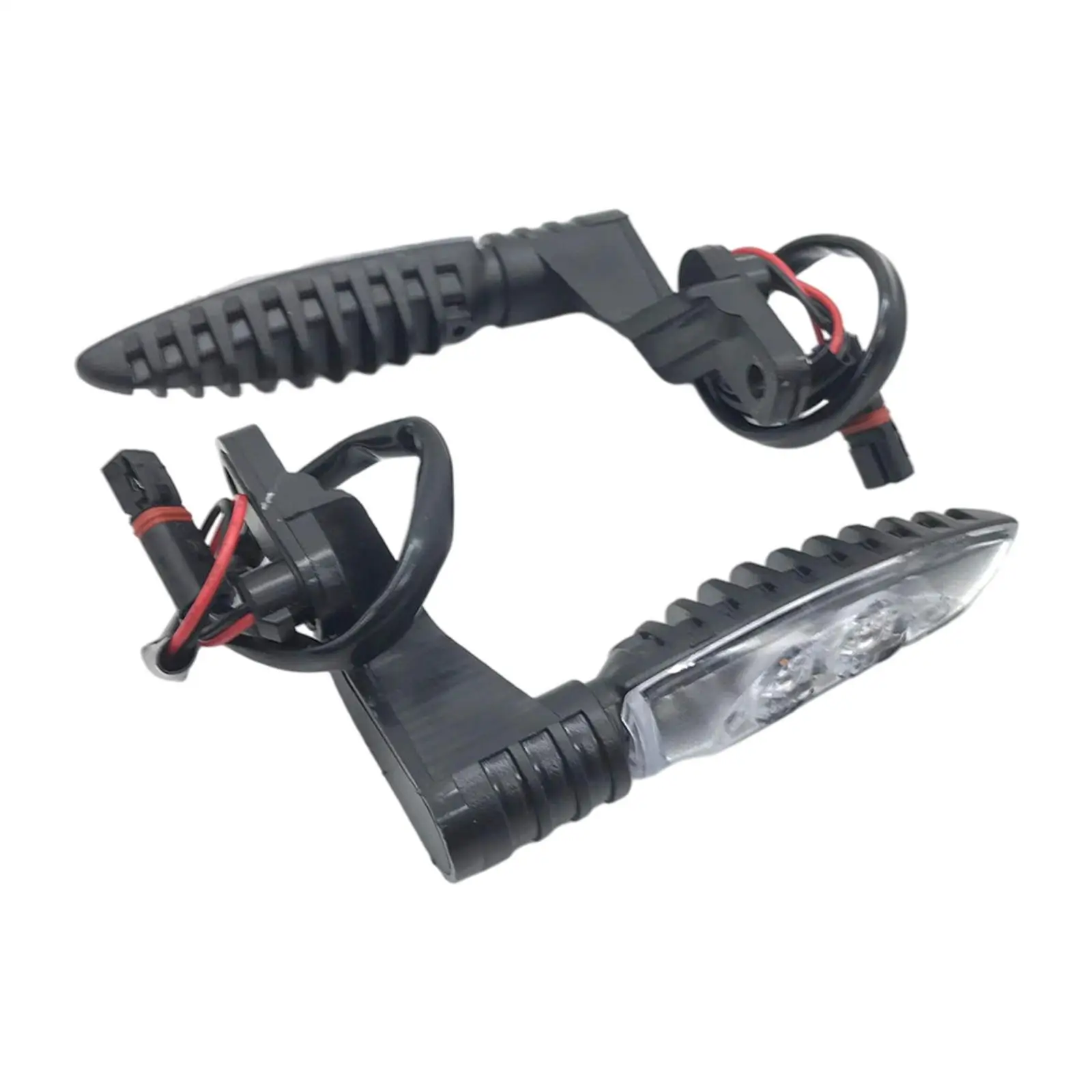 

2 Pcs Motorcycle LED Turn Indicators transparent cover with Bulb