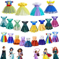 girls encanto isabella princess mirabel dress party anna jasmine snow white jessie ariel cosplay costume kids prom gowns vestido
