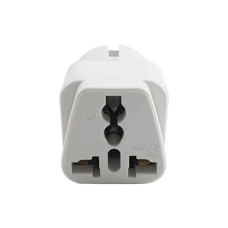 KR EU Plug Adapter 2 Pin US UK To Europe Korea German France Travel Power Electrical Socket Outlet |