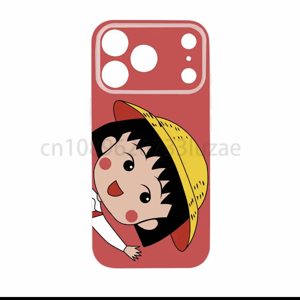 Фото Чехол C-Chibi M-Maruko-chan для Magsafe для iPhone 17 Air 16 15 14 Plus 13 12 11 ProMax, магнитный чехол для беспроводной зарядки №2