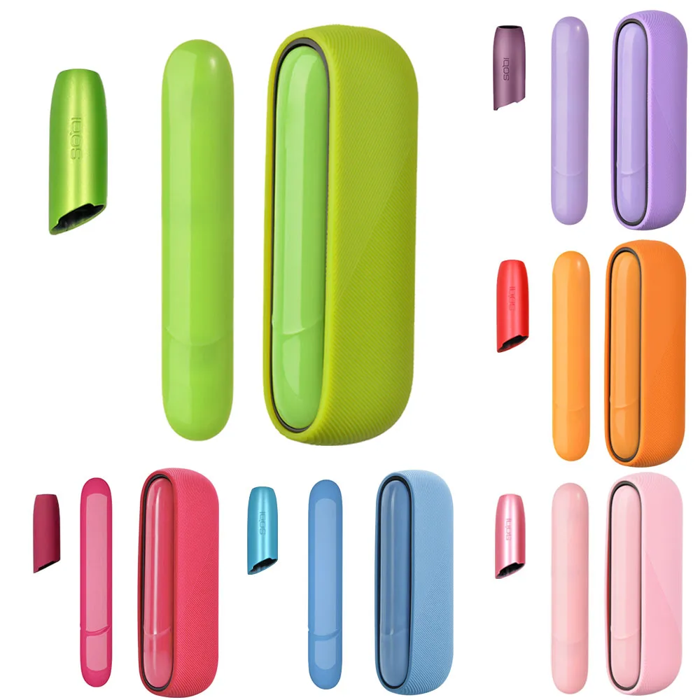 

JINXINGCHENG 12 Colors Silicone Case Cap for IQOS 3DUO 3.0 Side Cover Shell Holder Pouch Protection for iqos 3 Accessories