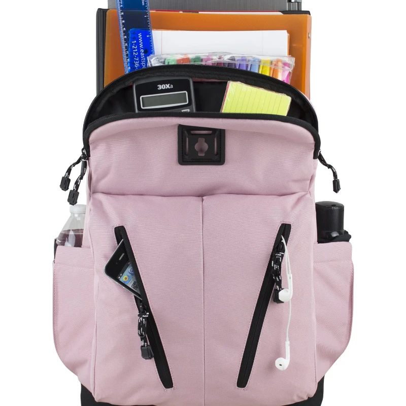 Unisex Academic Backpack, Crystal Blush