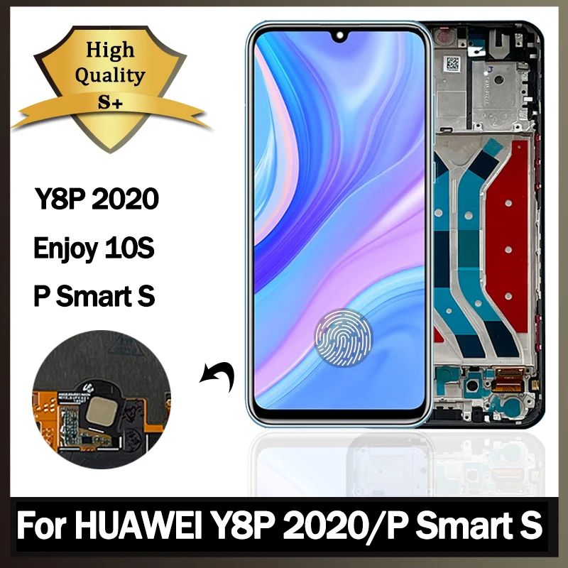Высококачественный сенсорный ЖК-дисплей AAA + для Huawei Y8p 2020 дюйма