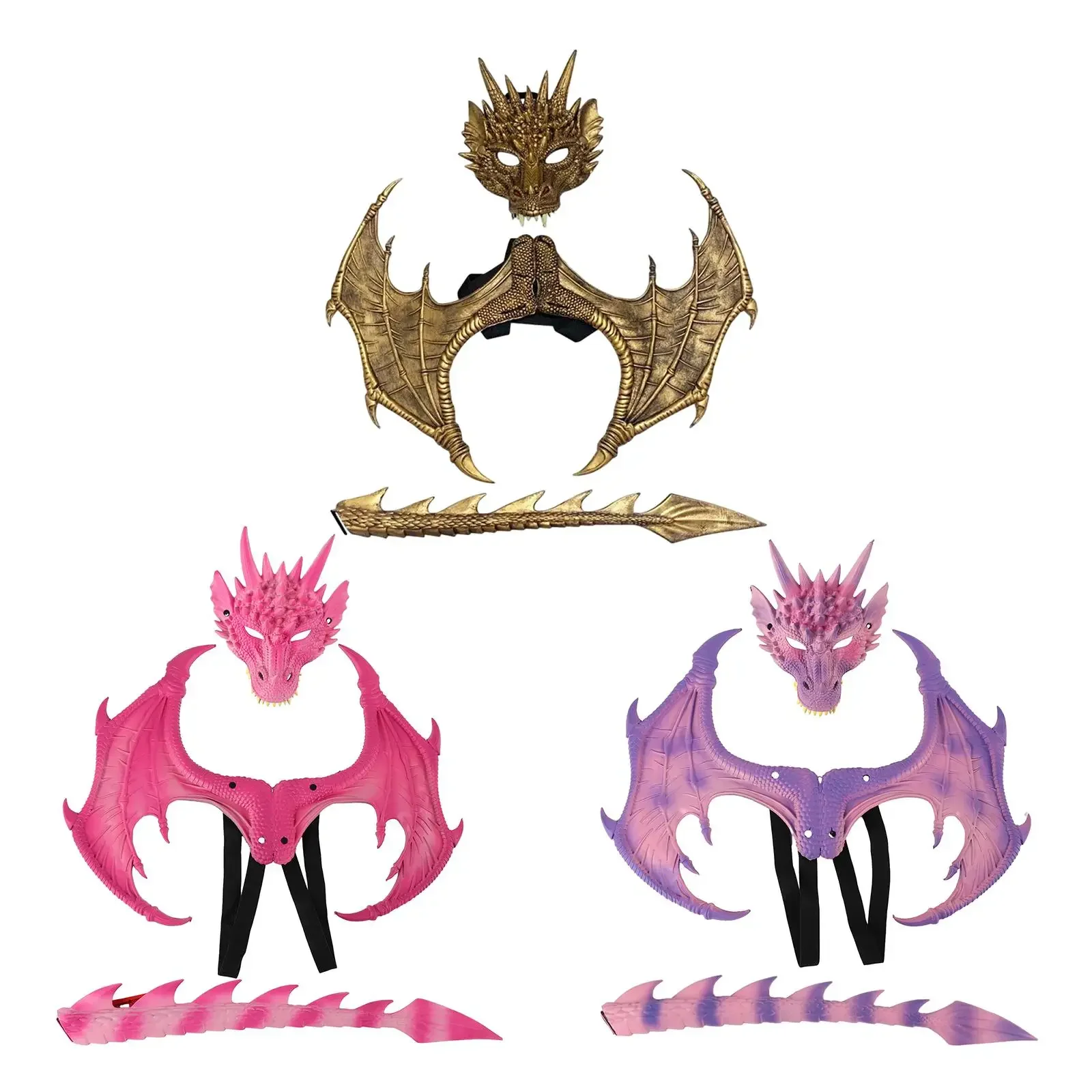 Детское платье дракона маска на хвост крыла динозавра Хэллоуин карнавал