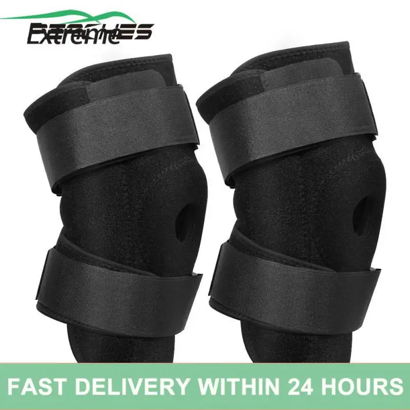 

Aluminum Alloy Anti-collision Knee Protect Silicone Anti-skid Strip Knee Support High Elastic Comfortable Knee Brace Breathable