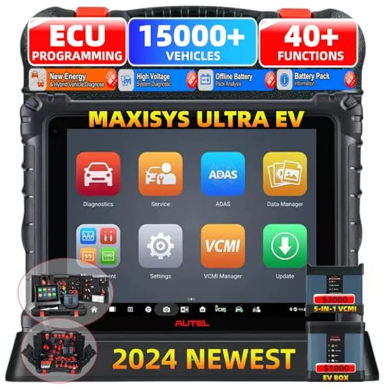Autel MaxiSys Ultra EV обновленный MS919 MS909 2024 Топ сканер Интеллектуальный диагностический