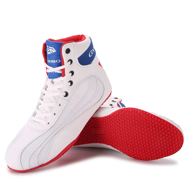 

Boxing Shoes Men's Low Top Sanda Shoes High Top Fighting Training Shoes Wrestling Shoes Professional Boxing Shoes Women