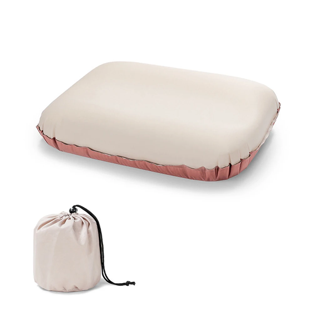 

Outdoor Camping Pillow 3D Sponge Inflatable Pillow Ultralight Portable Sleep Pillow Travel Air Pillow Auto Inflation Neck Pillow