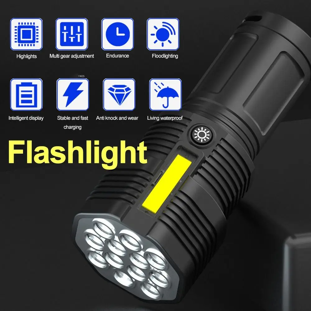 

Новый внешний фонарик с 12 светодиодами