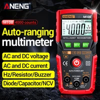 aneng m108m107 mini digital multimeter 4000 count acdc electrical instruments tester auto multimetro digital profesional meter