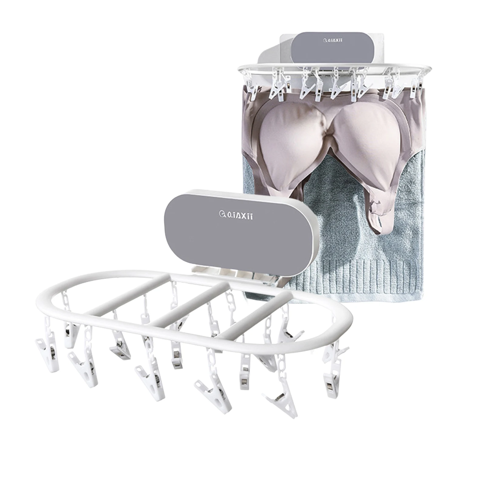 

Складная вешалки клип, складная вешалка для нижнего белья с зажимами, сушилка для белья, носков, для бюстгальтеров, носков, детской одежды