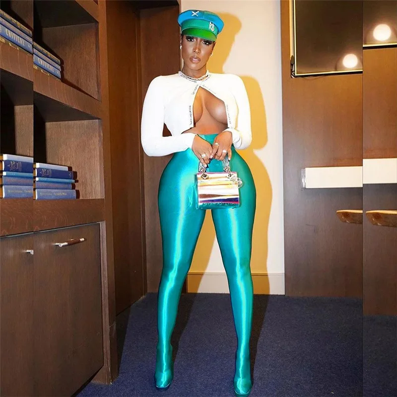 

Summer Leggings Women Clothing High Waist Skinny Pants Pantalones De Mujer Club Outfits Y2k Clothes Lounge Streetwear Wholesale