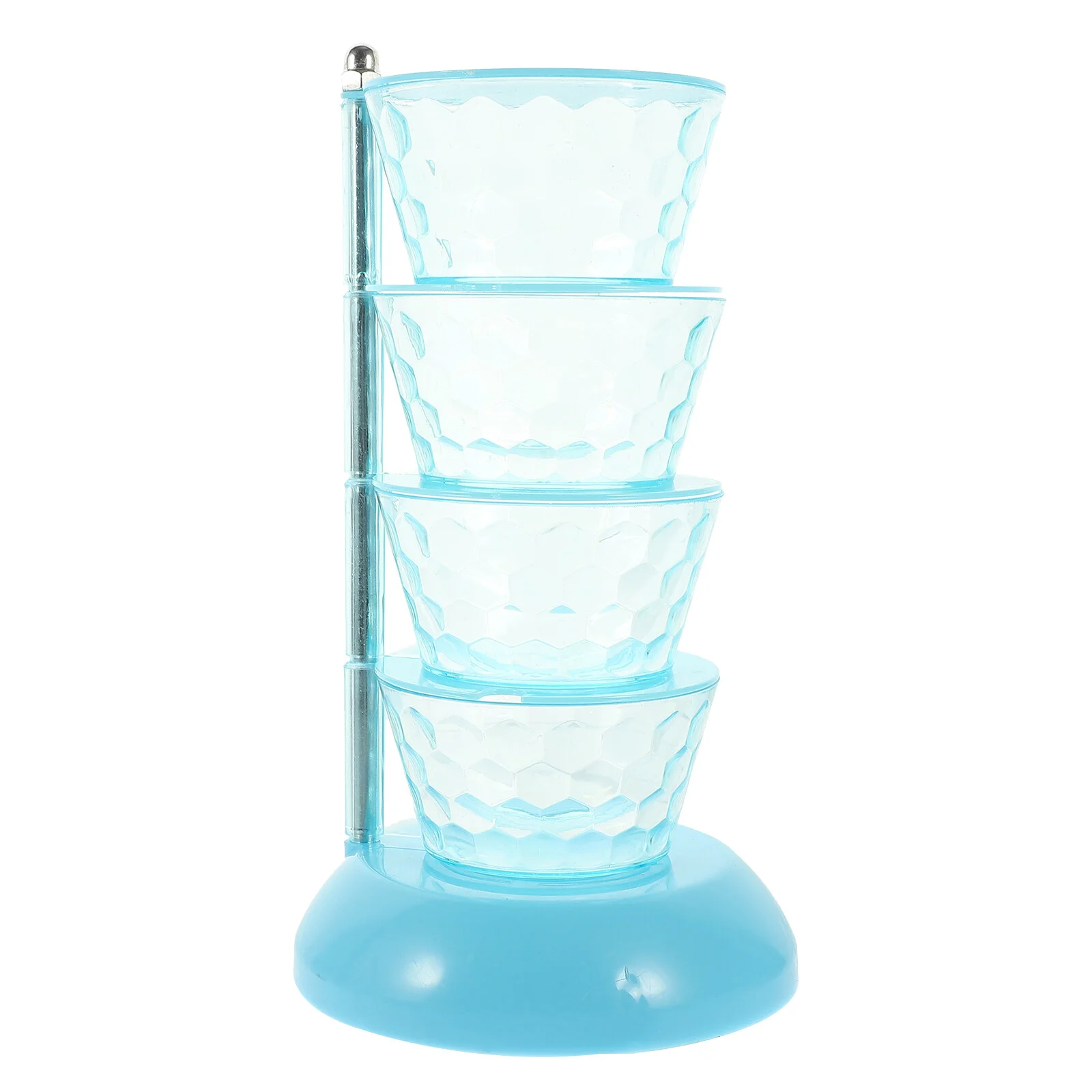 

Spice Bottle Holder Plastic Storage Shelves Rotating Seasoning Tray Rotatable Household Condiment Pp Rack Plate