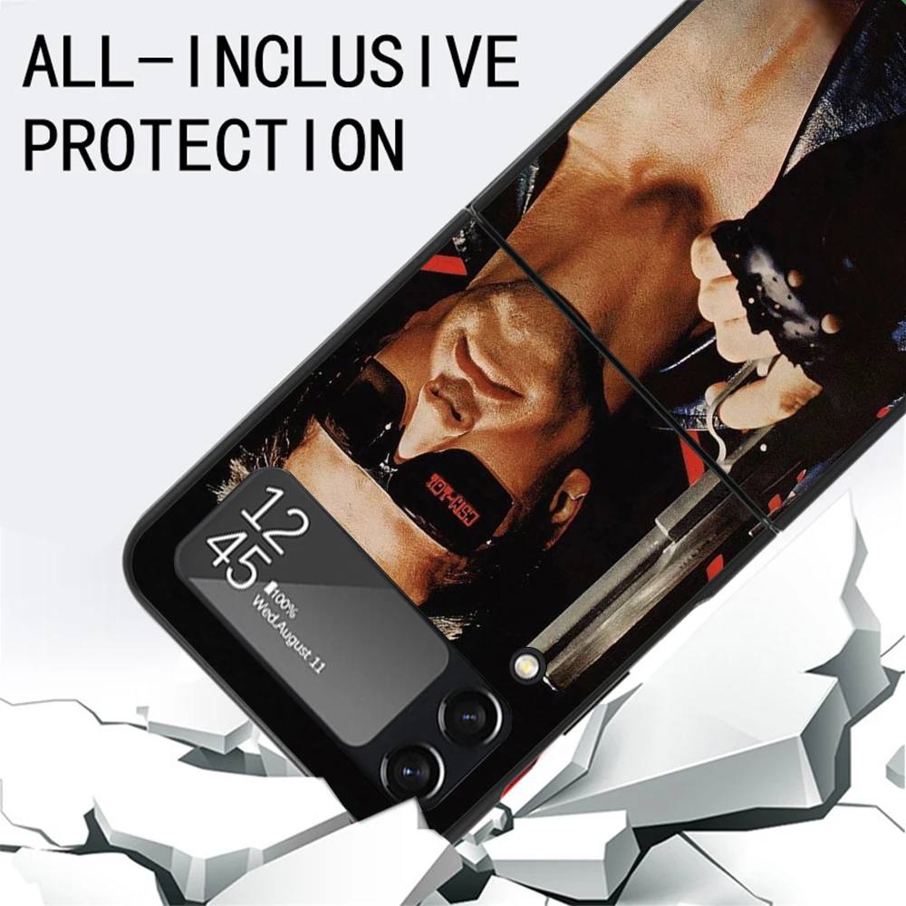 Фото Чехол для телефона «Арнольд Шварценеггер Терминатор» для Samsung Galaxy Z Flip3 Flip4 Flip5 Flip6 Flip7 для Z Flip 7 6 5 4 3 5G Hard Fold №3