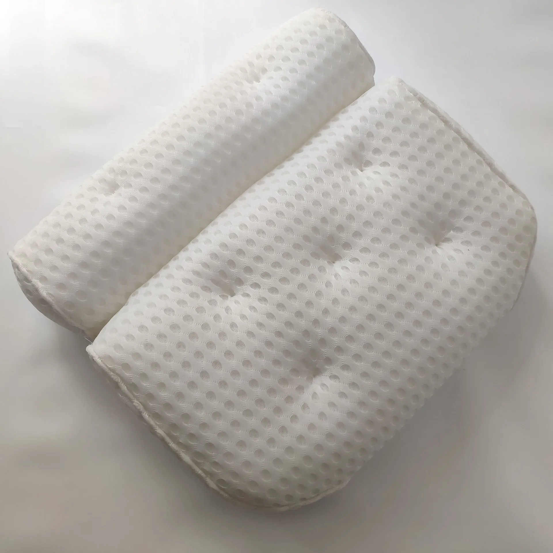 

4D Mesh Bathroom Pillow Hotel Bathtub Suction Cup Pillow Cushion