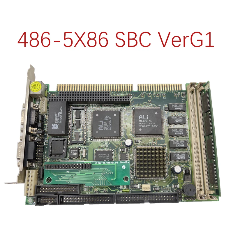 

486/5X86 SBC Ver:G1 PIA-430 industrial motherboard PICMG1.0 PC/104 half-size CPU Card Tested Working