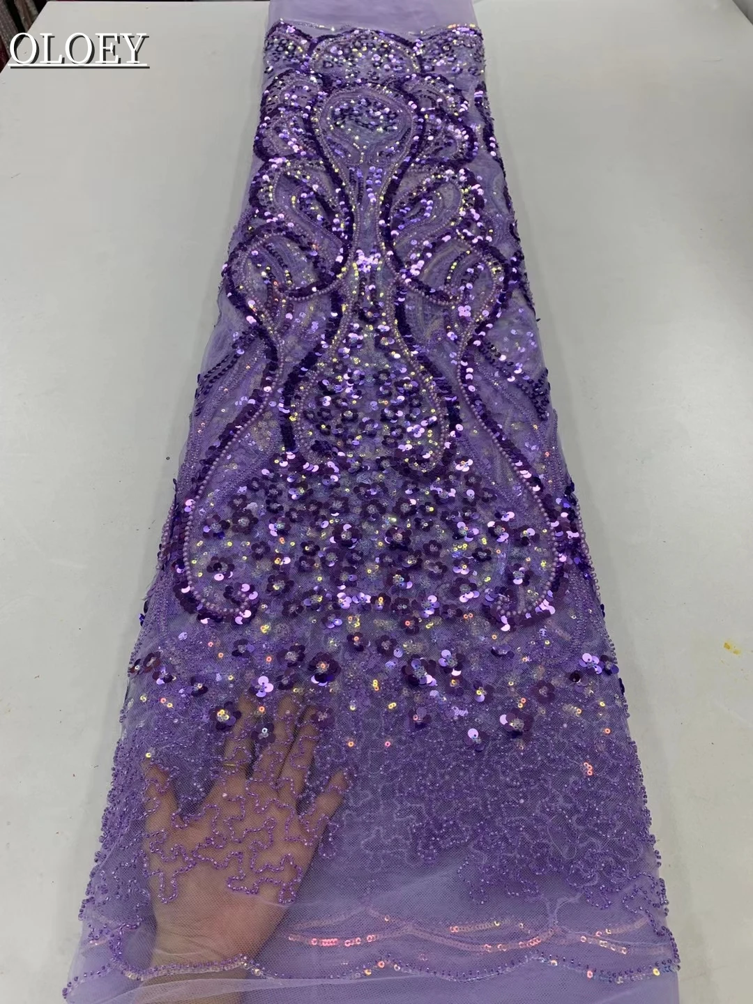 

Высококачественная Роскошная французская вышивка, кружевная ткань для жениха, африканская нигерийская ткань с блестками для свадебного платья