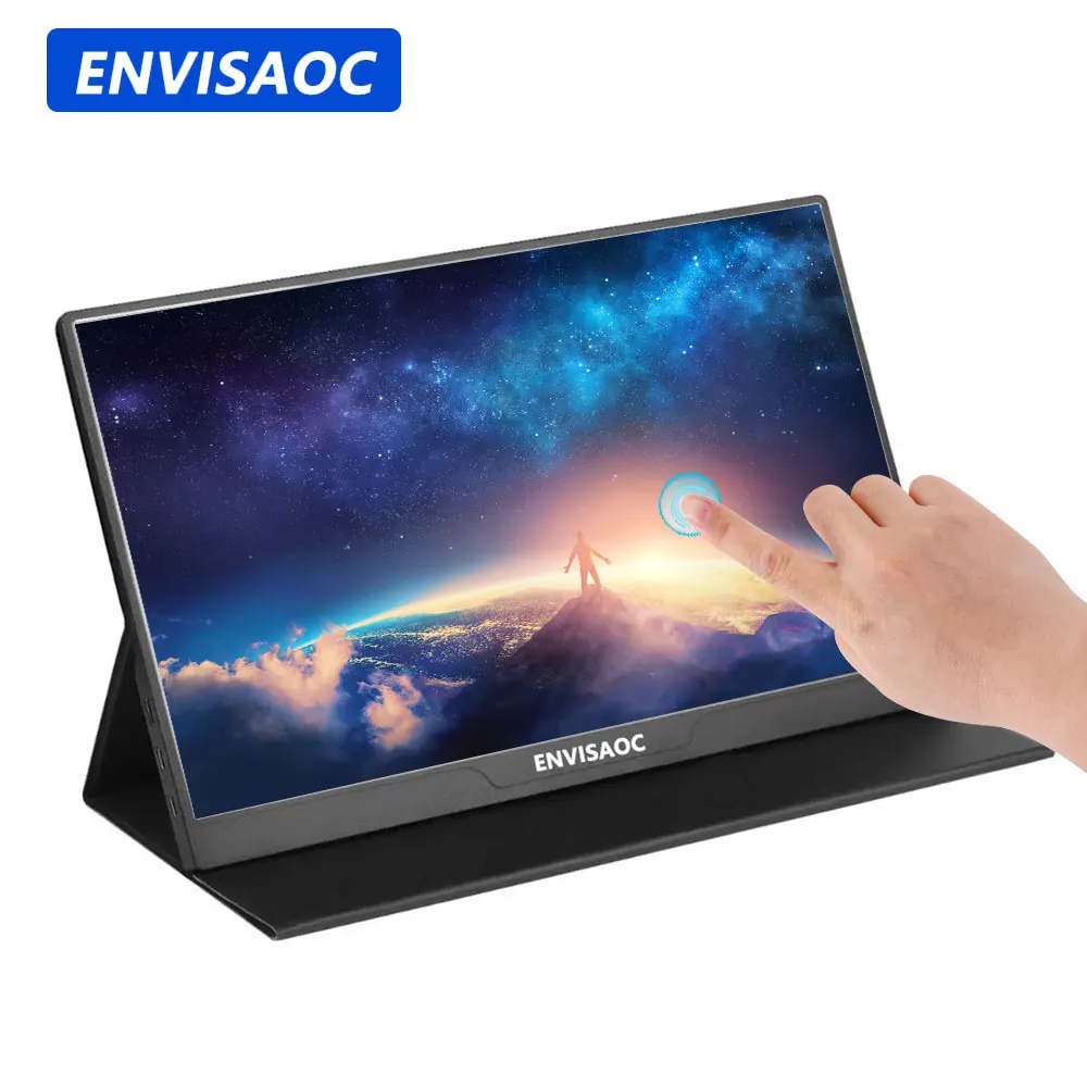 

ENVISAOC 15.6 inch touch portable gaming monitor ultrathin 2K 165hz IPS screen for PC MacBook laptop Xbox phone switch ps4 PS5