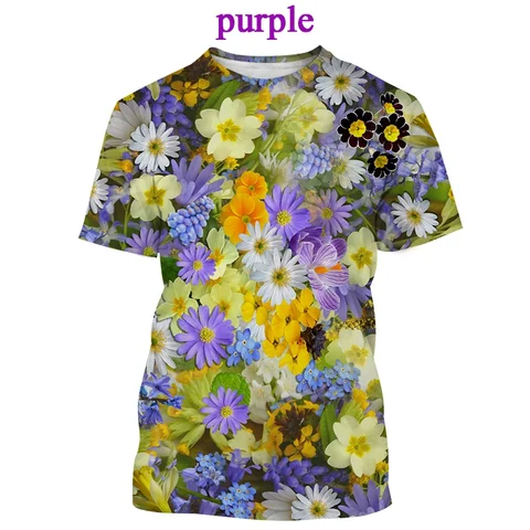 Футболка женская летняя с коротким рукавом и цветочным принтом