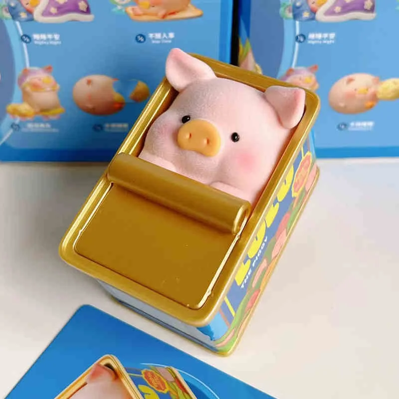 Новая Lulu Pig Associated Daily Blind Box Kawaii Piggy Аниме Фигурка Кукла-сюрприз Сумка Украшение