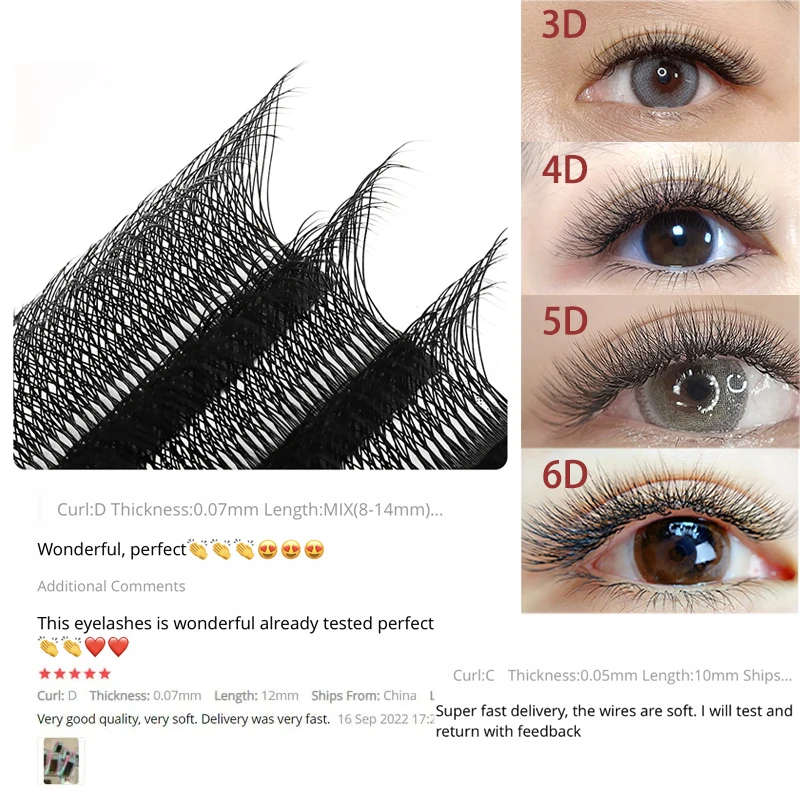 Накладные ресницы FAIRYTIS YY