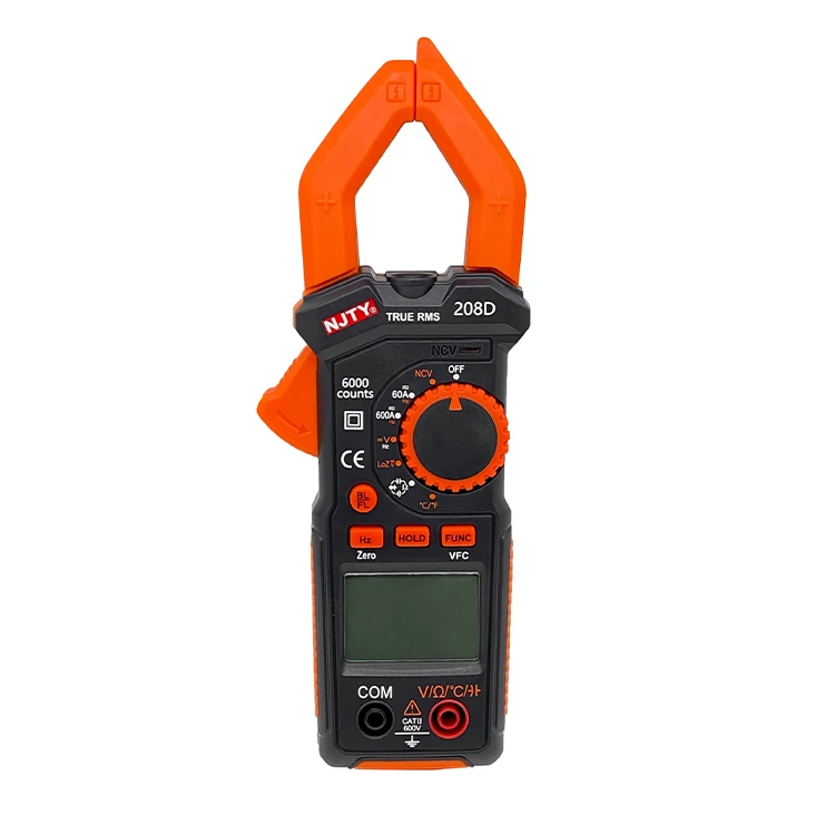 

Ht-208d 6000 Count Ac/Dc Digital Clamp Meter