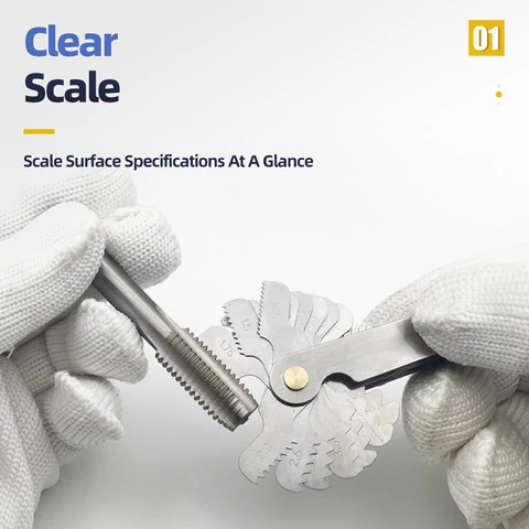 Набор калибров резьбы Tooleye 20 шт.