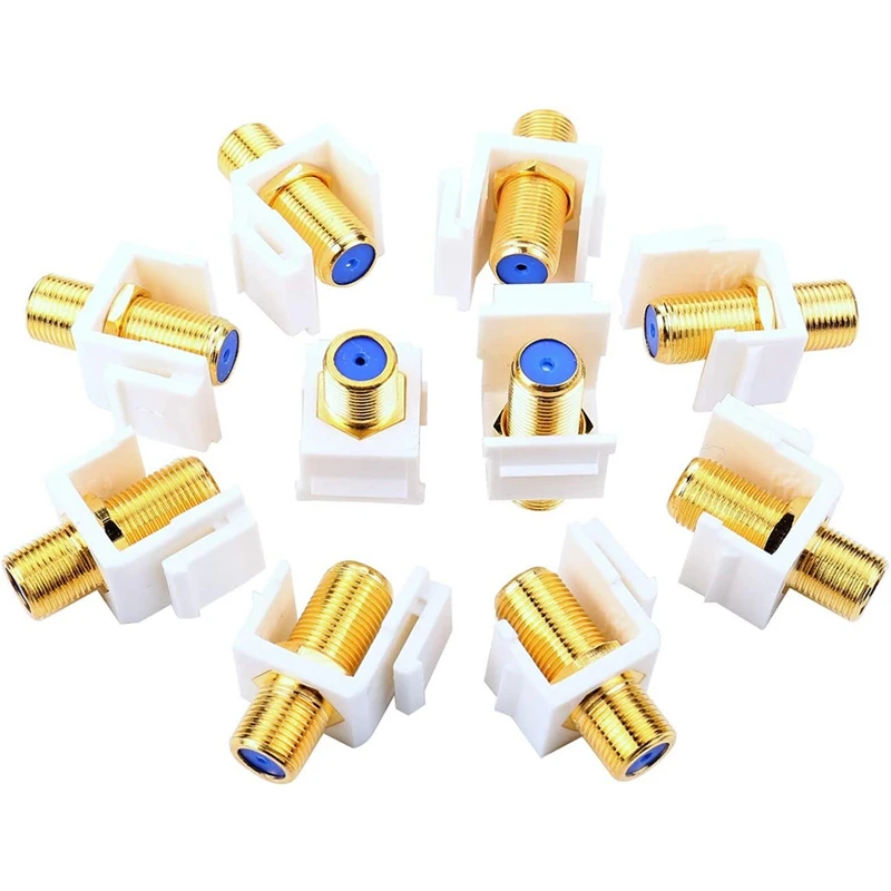 10 шт./упаковка вставки для коаксиального кабеля Keystone RG6 |