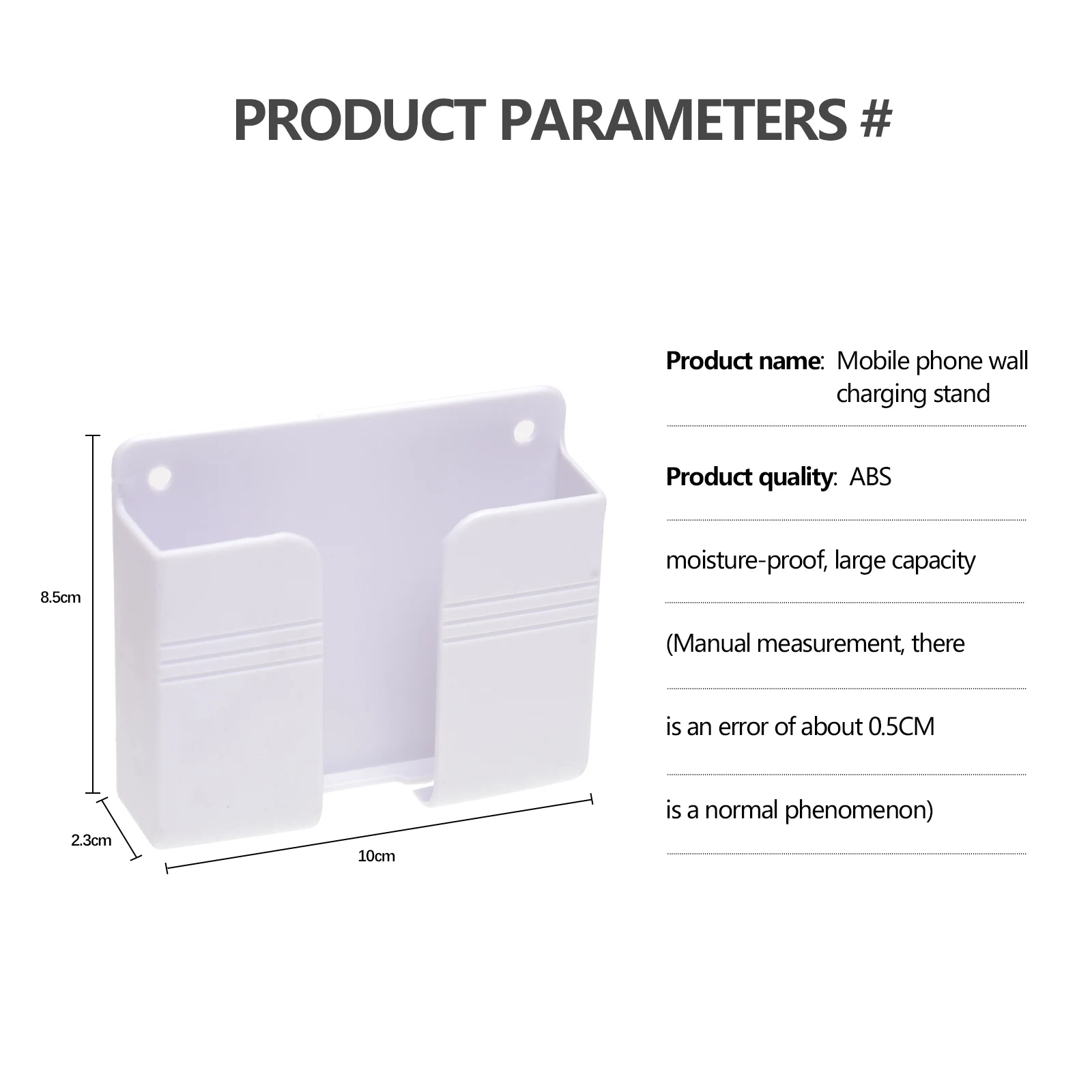 Настенная прикроватная тумбочка мобильный телефон полка для хранения не требует