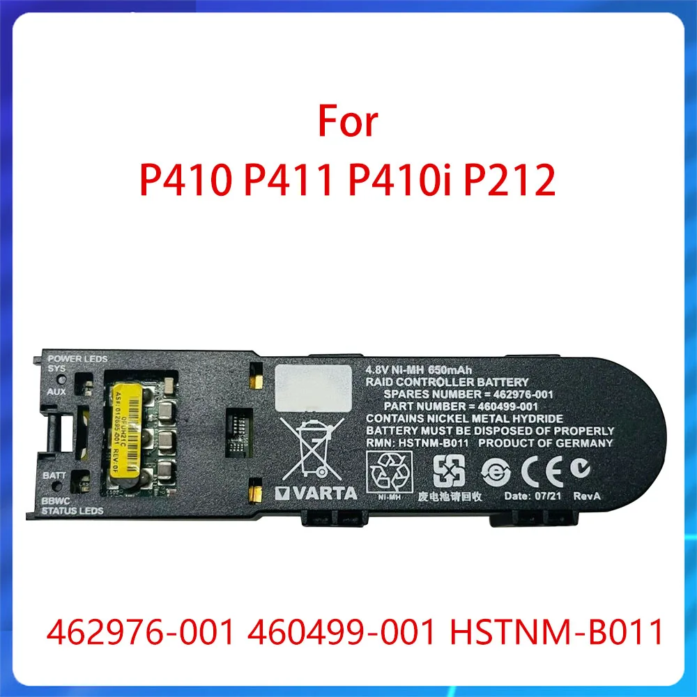 Новый оригинальный аккумулятор 462976-001 460499-001 HSTNM-B011 4,8 V ni-mh 650mAh Для P410 P411 P410i P212 BBWC Perc Raid Card Array Card