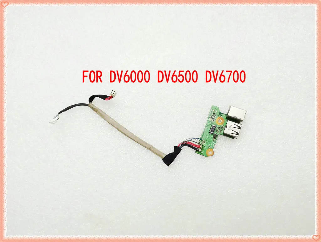 DDAT8APB200 DC power cord usb interface board for DV6000 DV6500 DV6700  Power Motherboard