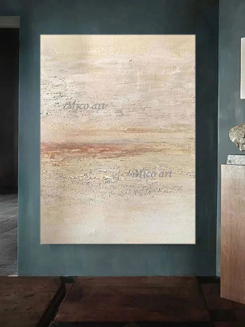 100% ручная роспись современной живописи большой скандинавский декор картина на