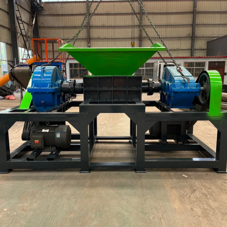 Промышленная машина для измельчения шин с двумя валами из алюминия