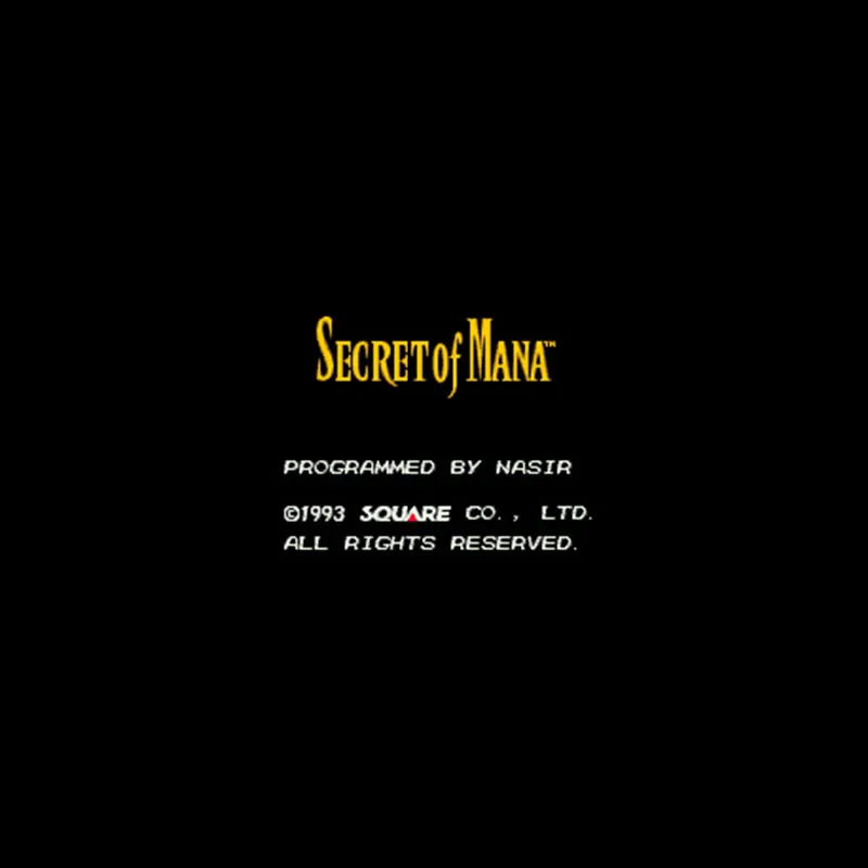 Секрет маны NTSC Версия 16 бит 46 пин большая серая игровая карта для игроков в США (art.: 7acbce18e) - 7acbce18e
