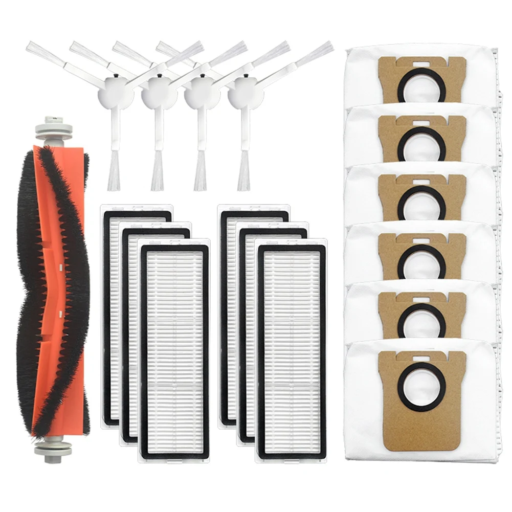 

17Pcs Replacement Spare Parts for B101CN Robot Vacuum Cleaner Main Side Brush Hepa Filter Dust Bag