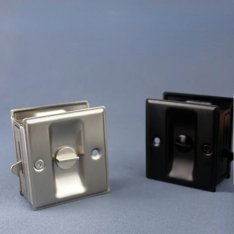 1 шт. черный серебристый замок для раздвижной двери нержавеющая сталь карманный