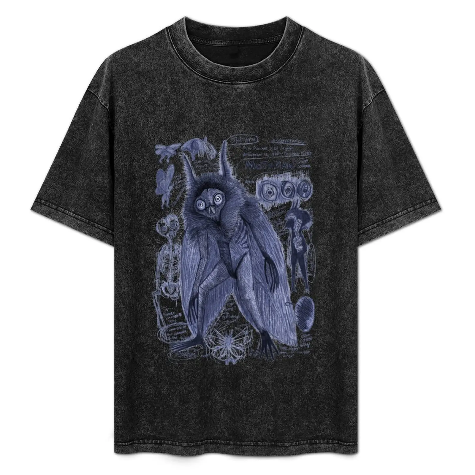 Футболка Mothman Anatomy Artwork от EgertronPuck роскошная футболка большого размера с рисунком