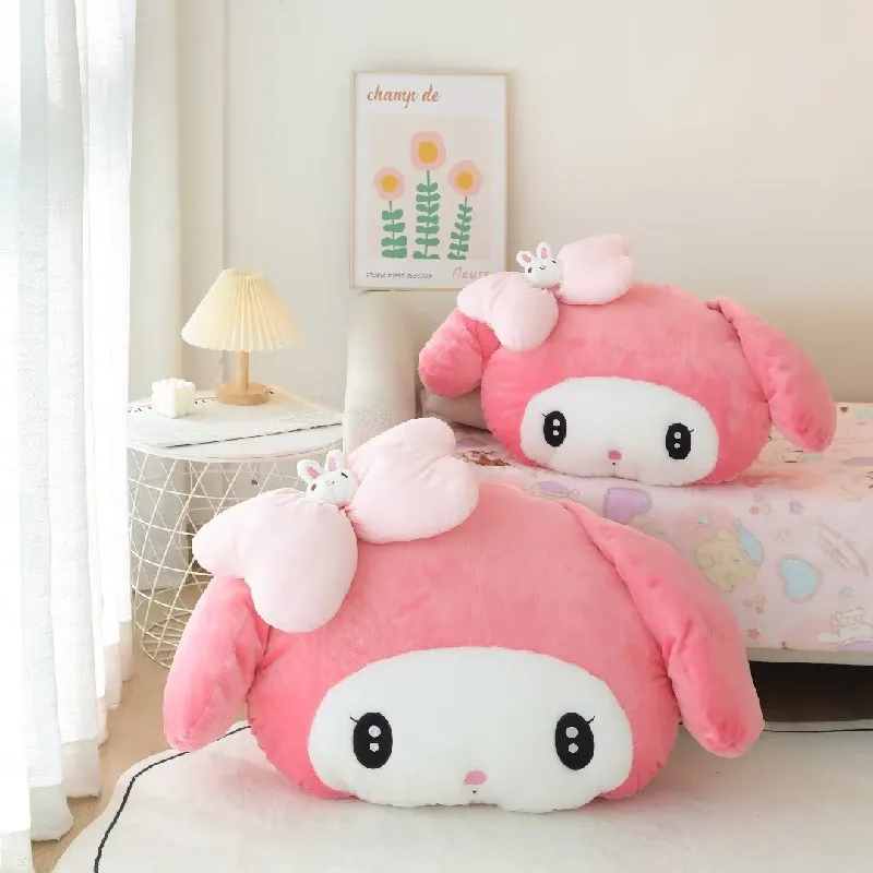 

Sanrio My Melody Kawaii аниме плюшевая игрушка подушка орнамент комната коллекция Мягкие плюшевые куклы игрушки для детей подарки на день рождения