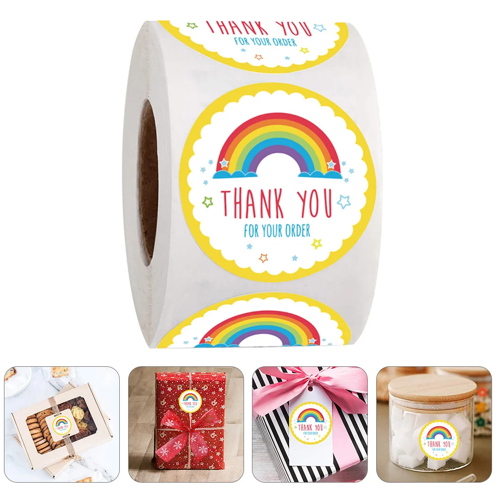 

Sealing Stickers Baking Thank You Christmas Decor Envelop Labels Paper Party Gift