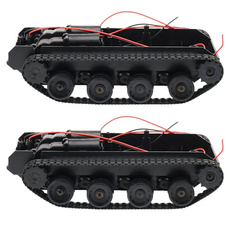 

2X Rc Танк умный робот танк автомобиль шасси комплект резиновая гусеница для Arduino 130 мотор Diy робот игрушки для детей